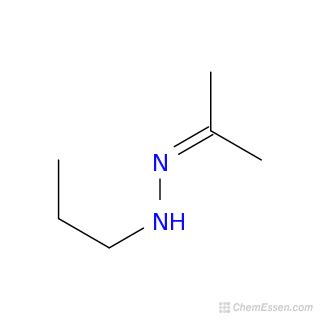 2-Propanone, propylhydrazone Structure - C6H14N2 - Over 100 million chemical compounds | Mol ...