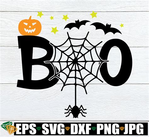 Boo. Halloween Boo SVG Halloween Svg Cute Halloween Kids | Etsy