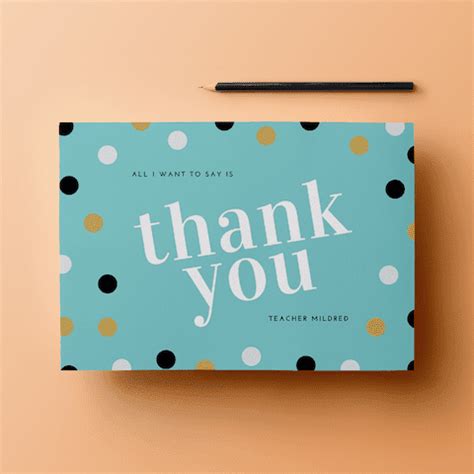 30+ Thank You Card Ideas - Canva