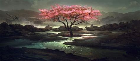 japanese cherry blossom anime wallpaper - Google Search | Art\Photography | Pinterest | Trees ...