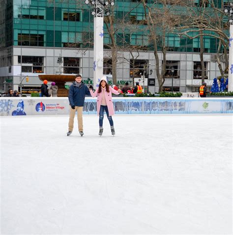 ICE SKATING IN BRYANT PARK | Beautifully Seaside