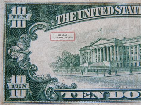 1934 D Ten Dollar Bill