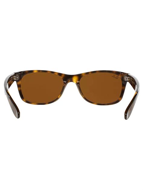 Ray-Ban RB2132 New Wayfarer Oval Sunglasses, Tortoise/Brown