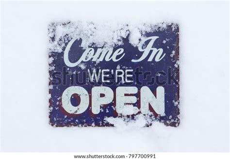 Come Were Open Sign Stock Photo (Edit Now) 797700991