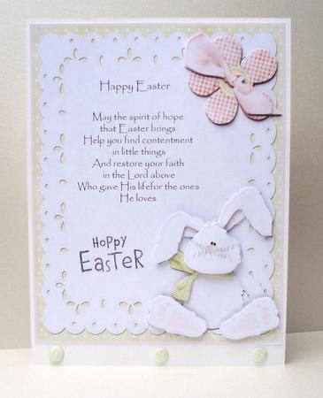 Bunny Hoppy Easter Card Front with Religious Verse - CUP172871_880 | Craftsuprint