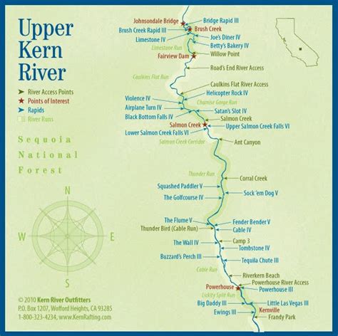 Kern River Rafting Trips: Upper Kern River Rafting Information