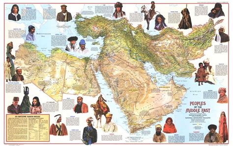 Explore 100 Years of National Geographic Pull-Out Maps | Middle east ...