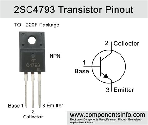 2SC4793 Transistor Pinout, Equivalent, Uses, Features and Other Useful Information - Components Info