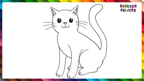 Cómo dibujar un Felino Paso a Paso 🐱 Dibujo de Felino