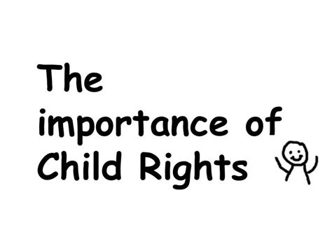 Importance of Child Rights