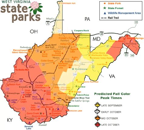 Wv State Parks Map