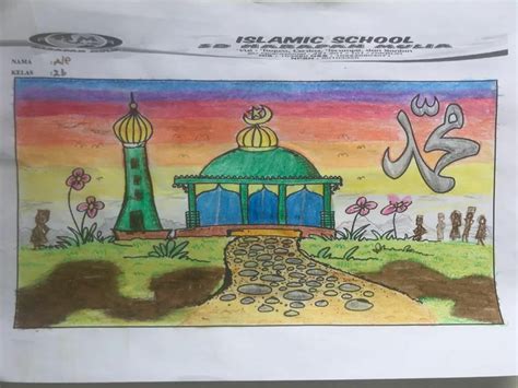 Gambar Mewarnai Anak Tema Maulid Nabi Muhammad - 53+ Koleksi Gambar