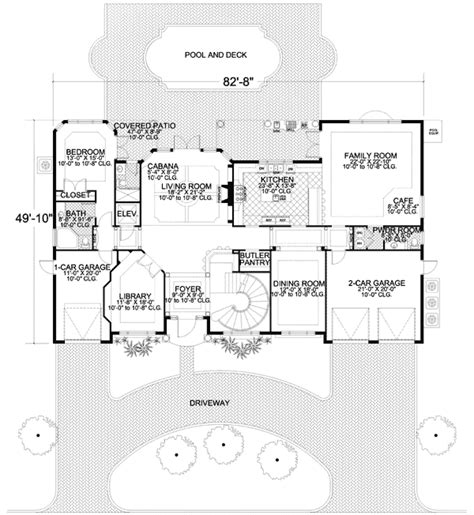 Grand Luxury with Elevator - 32060AA | Architectural Designs - House Plans