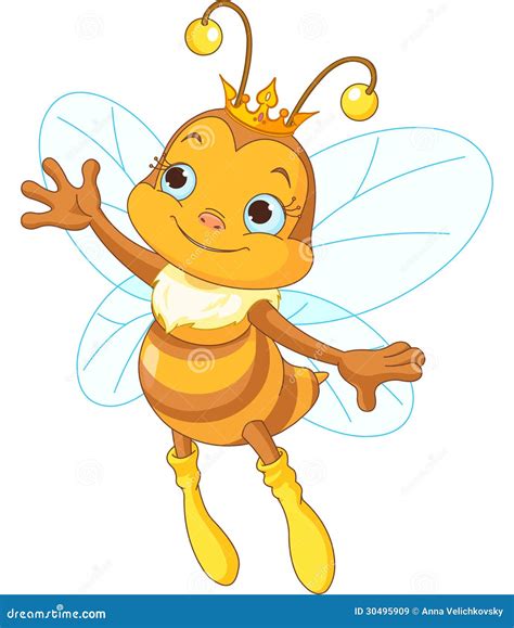 Queen bee showing stock vector. Illustration of showing - 30495909