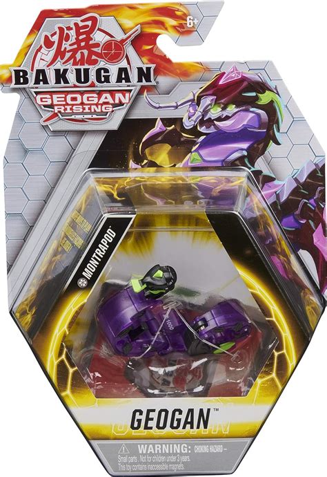 Amazon.com: Bakugan Geogan Rising 2021 Darkus Montrapod Geogan ...