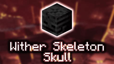 Wither Skeleton Skull - Wiki Guide - 9Minecraft.Net