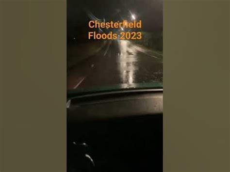 Chesterfield Floods 2023 - YouTube