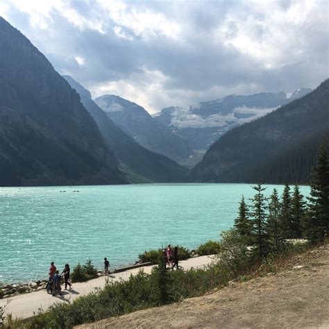 Hiking the Lake Agnes Teahouse Trail From Lake Louise, Banff National Park (Alberta, Canada ...