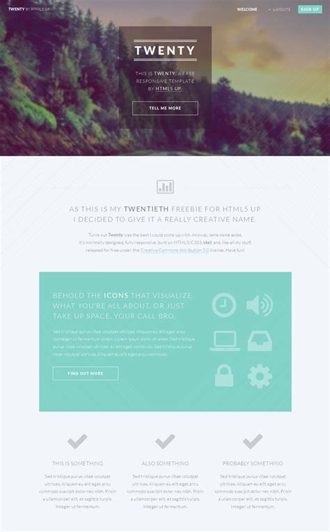 30 Free HTML5 CSS3 Responsive Templates