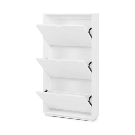 Marcell Shoe Storage Cabinet, White • Sofas Etc