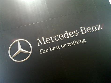 Mercedes benz car slogan