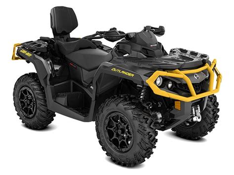 New 2022 Can-Am Outlander MAX XT-P 850 | ATVs in Hudson Falls NY | Iron Gray / Black / Neo Yellow