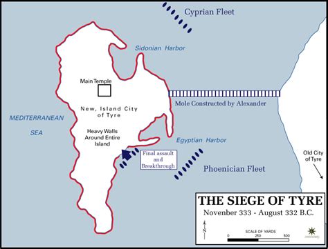 Alexander's Siege of Tyre, 332 BCE - Ancient History Encyclopedia