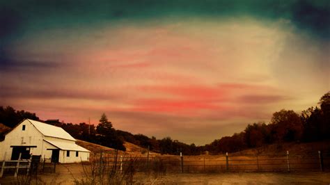 Barn Sunset by Soul-Destiny on DeviantArt