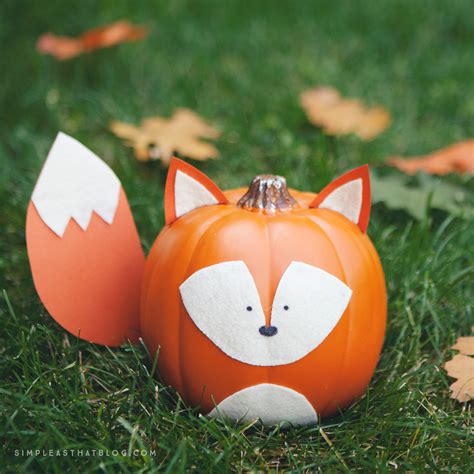 Fox Pumpkin Carving