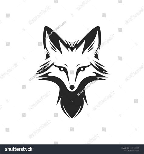 Fox Logo Black White Make Your Stock Vector (Royalty Free) 2267769935 | Shutterstock