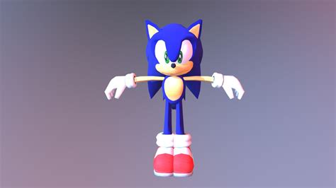 Sonic Adventure DX Directors Cut - Sonic - Download Free 3D model by ifraz01 [0c95b11] - Sketchfab