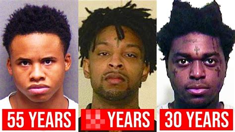 Rappers With LONGEST Prison Sentences (Tay-K, 21 Savage, Kodak Black ...