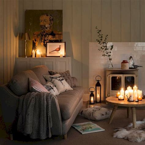 Woodland Cottage Interior Winter Living Room, Cozy Living Rooms, Home Living Room, Living Room ...