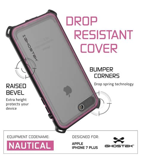 iPhone 7+ Plus Waterproof Case, Ghostek Nautical Series for iPhone 7+