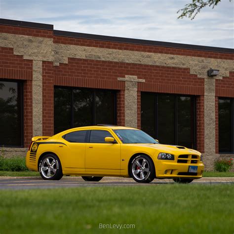 Yellow Dodge Charger SRT8 Super Bee - BenLevy.com