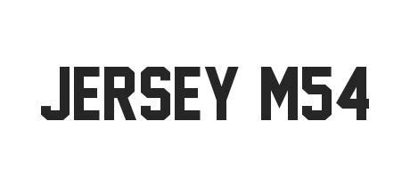 Jersey M54 - Font Family (Typeface) Free Download TTF, OTF - Fontmirror.com