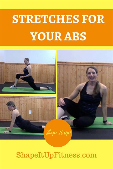 Best Stretches for Abs - Shape It Up with Nicole Simonin | Stretches for abs, Abs workout ...