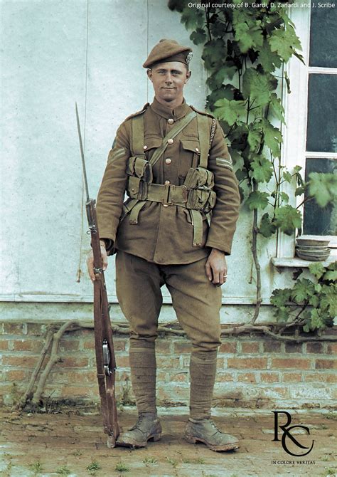 A Scottish NCO from the Highland... - WW1 Colourised Photos | Facebook