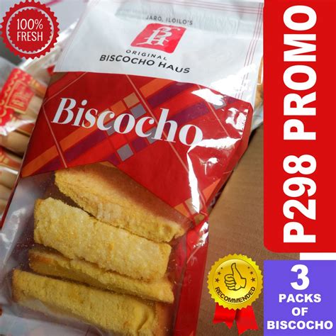 IN STOCK 3 PACKS ORIGINAL ILOILO BISCOCHO HAUS BISCOCHO BIG BUTTER FLAVOR FRESHLY BAKED BEST ...