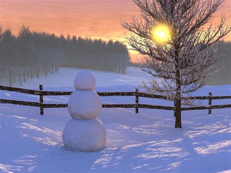 I built a little snowman. He stood so white and tall. I fear the sun will show its face, And I ...