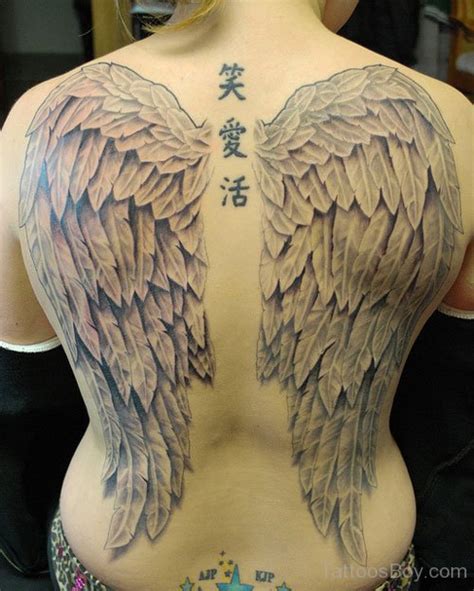 Wings Tattoo On Back - Tattoos Designs