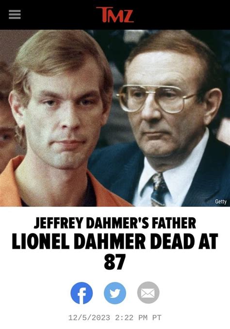 Rest in peace, Lionel.🤍🕊️Mr. Dahmer’s death has already been confirmed ...