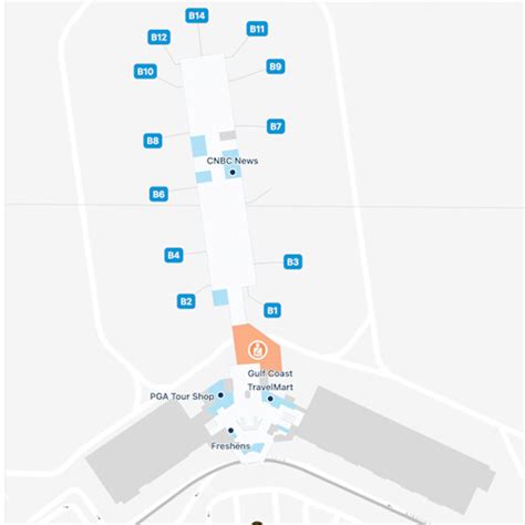 Sarasota Bradenton Airport Map | SRQ Terminal Guide