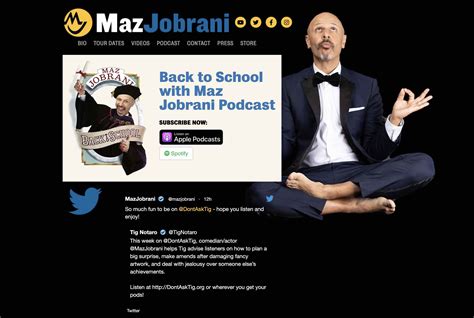 MAZ JOBRANI – THE BIRD & THE BEES - Stand Up World