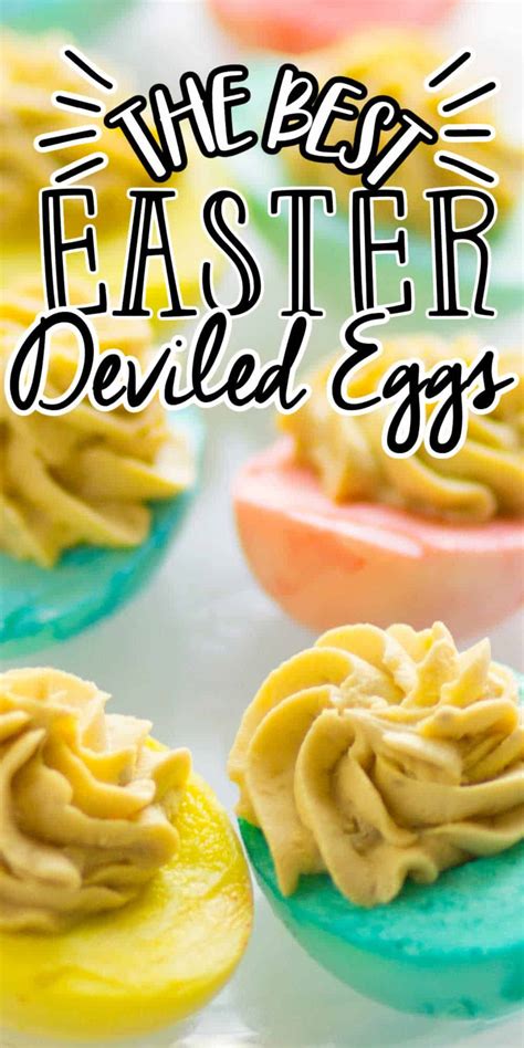 Pastel Deviled Eggs Recipe (Perfect for Easter!)
