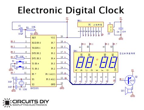 Design Electronic Clock Circuit