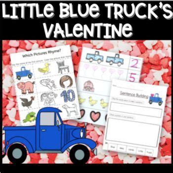 Little Blue Truck Valentines Day | Reading and Math Activities | Little blue trucks, Valentine ...