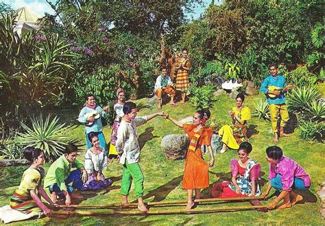 1970s Philippines - Tinikling Dance with Bamboo poles | Philippines culture, Philippine art ...