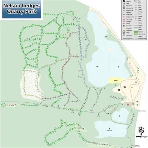 Nelson Ledges Quarry Park Map - Maping Resources