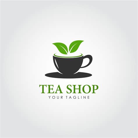 Tea shop logo design vector. Suitable for your business logo 5348023 ...